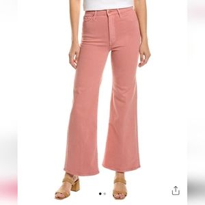 Mother High-waisted Roller Skimp Desert Sand Wide Leg Jean